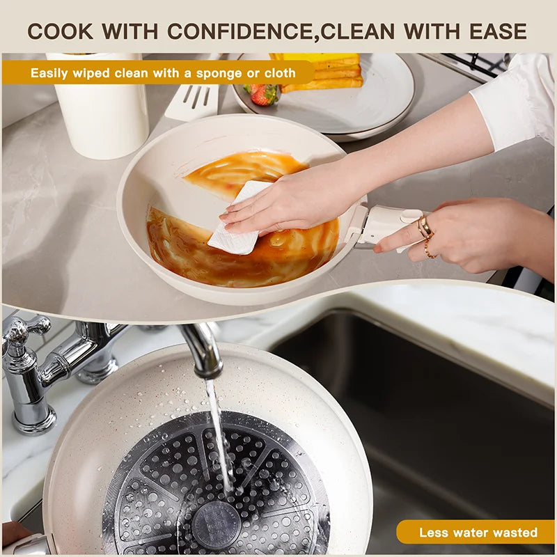 Pots and Pans Ceramic Cookware Set