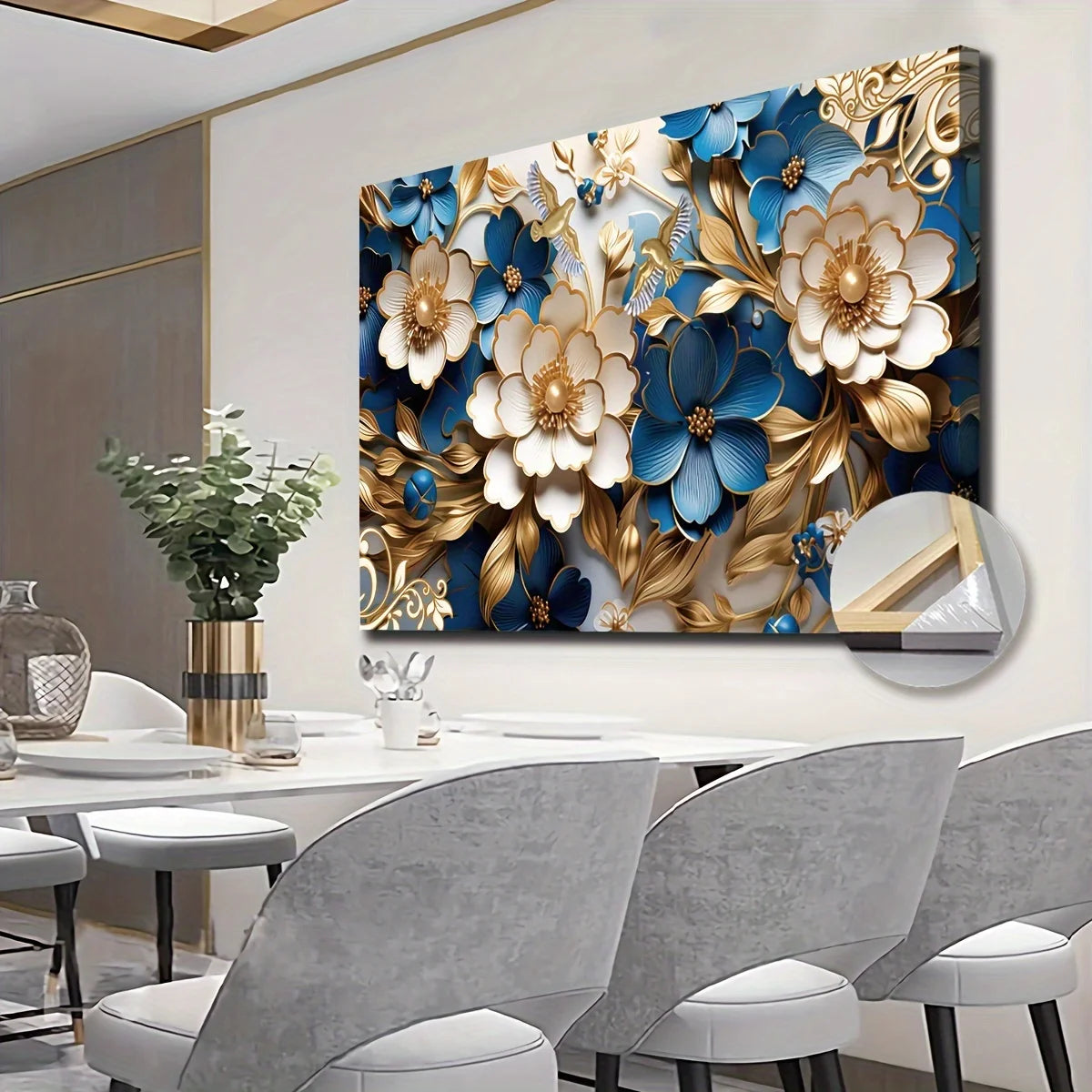 Decorative Modern Floral Canvas Wall Art