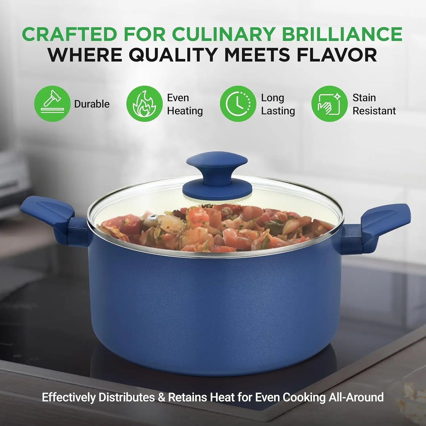 Ceramic Kitchen Cookware Set