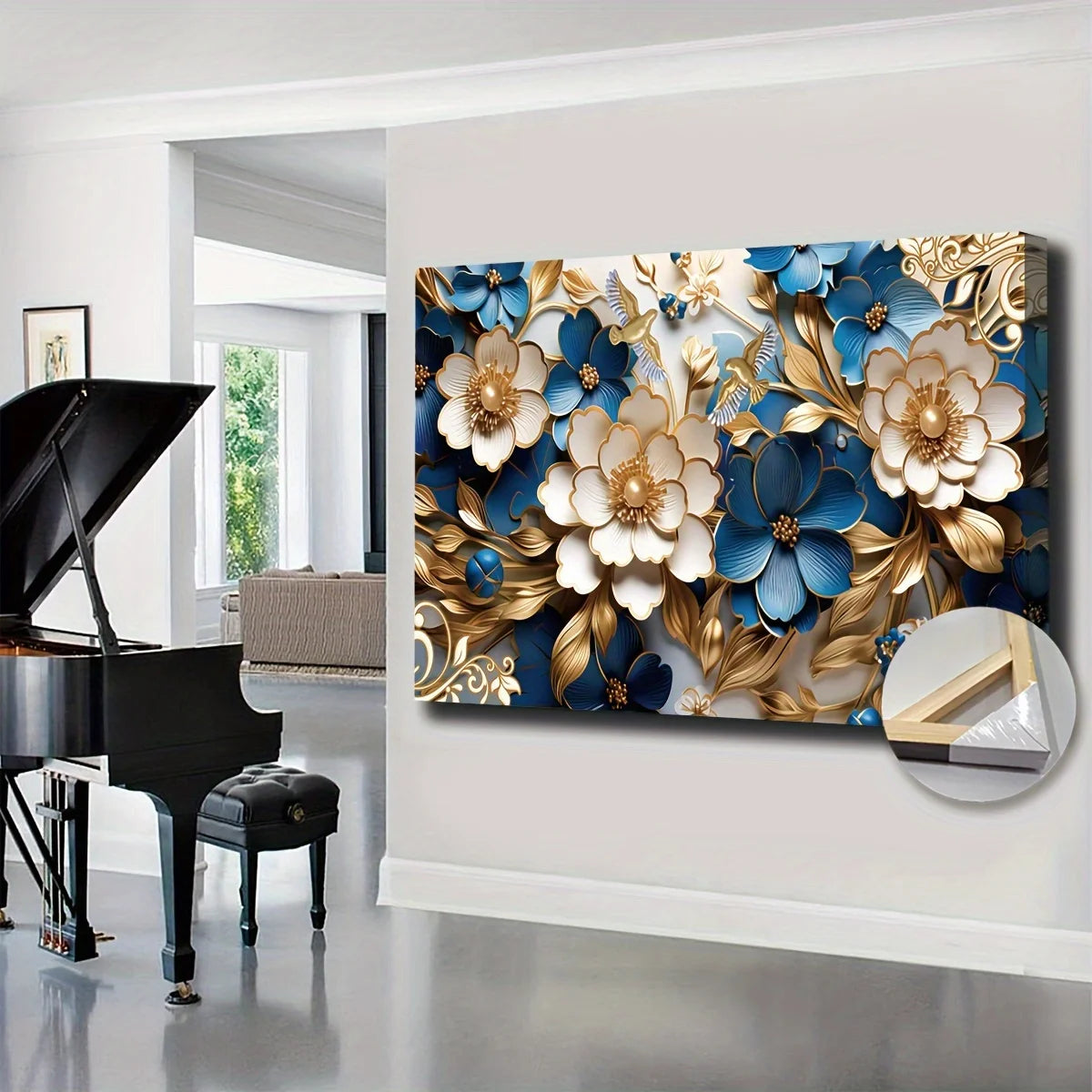 Decorative Modern Floral Canvas Wall Art