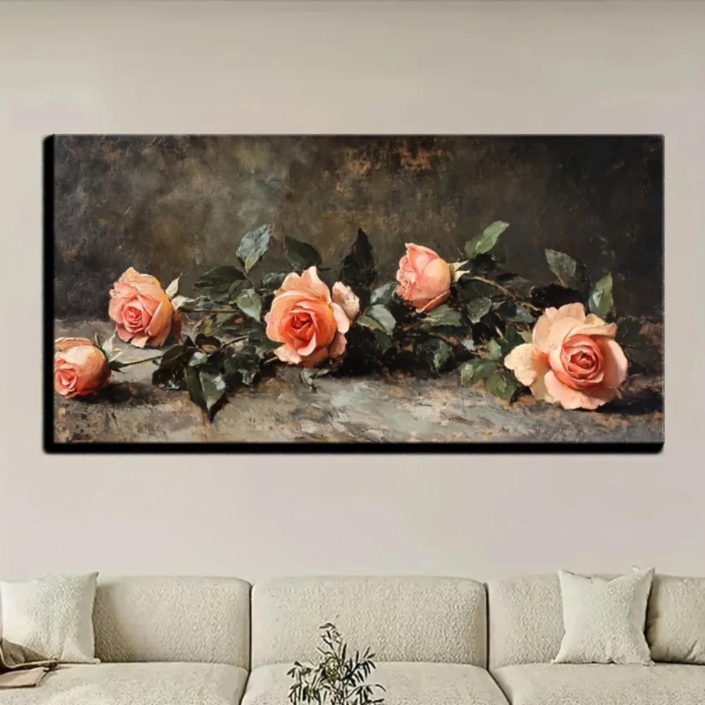 Victorian Style Floral Painting