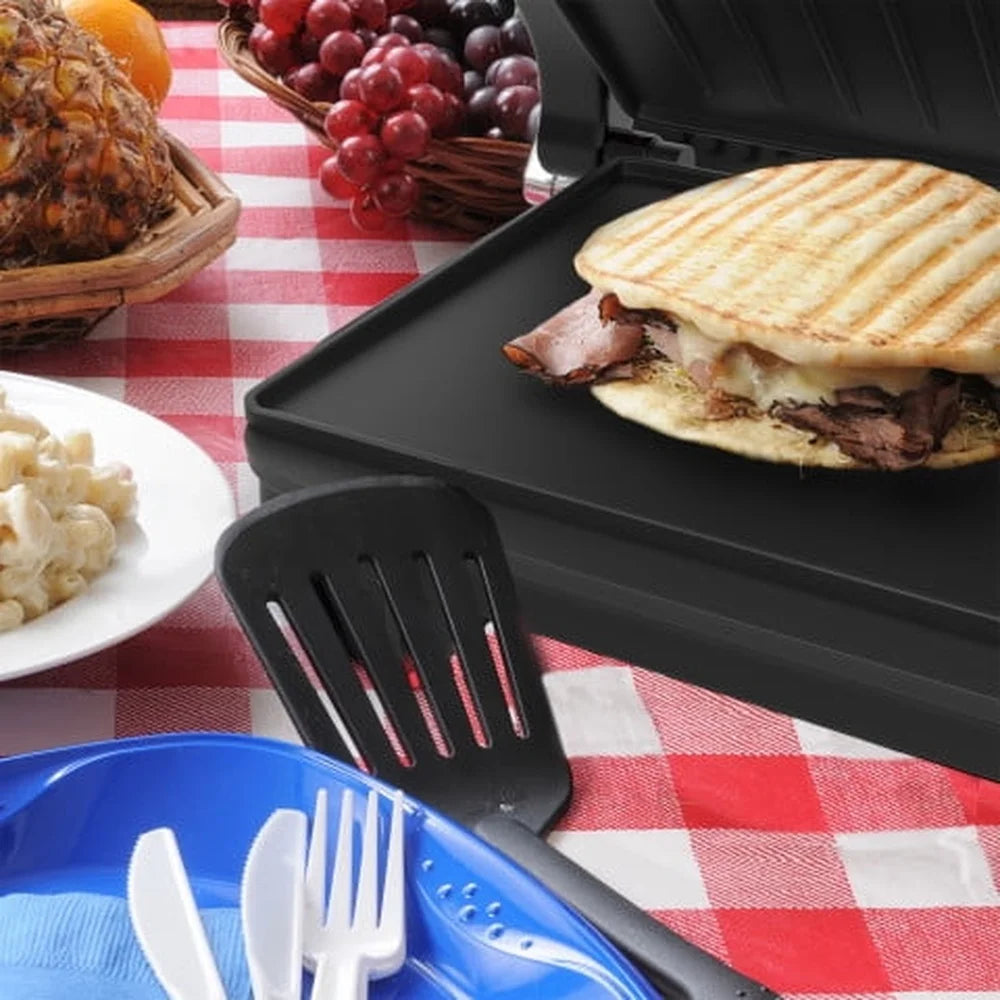 Electric Panini Press Grill Sandwich Maker