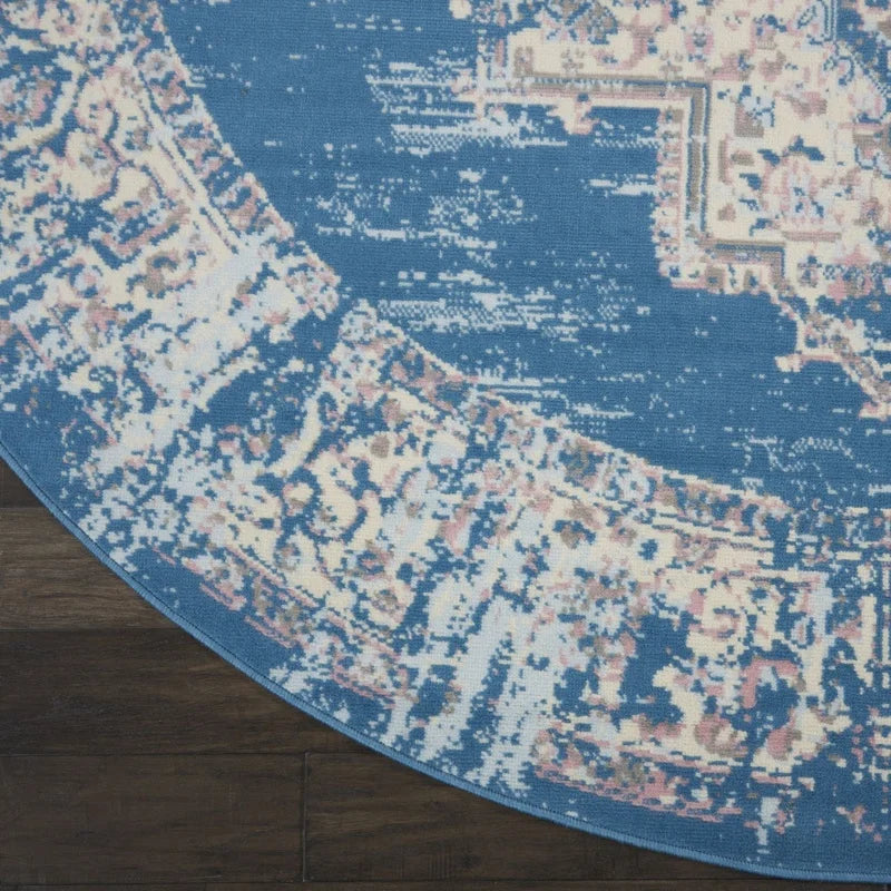 Round Center Medallion Area Rug