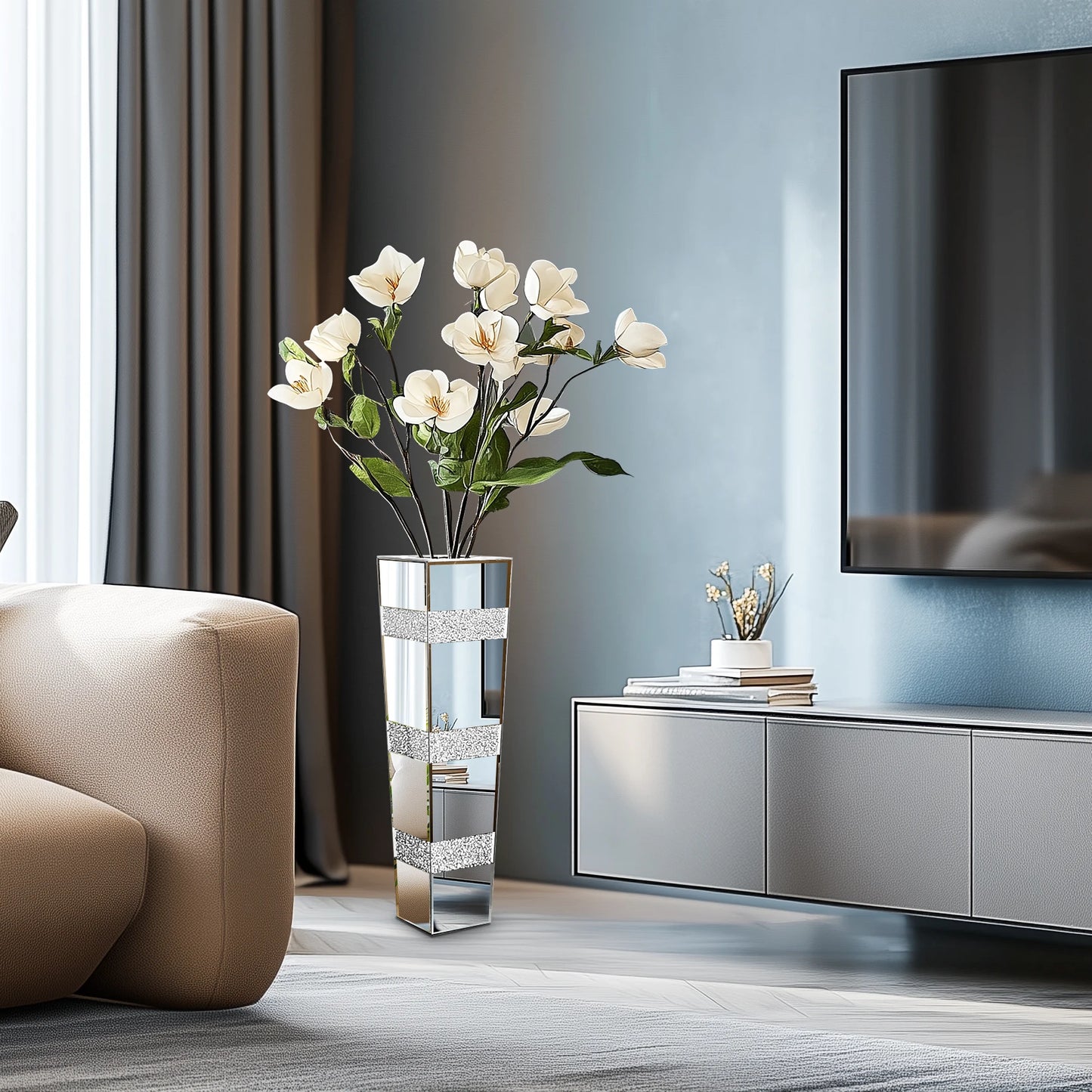Tall Floor Mirror Vase