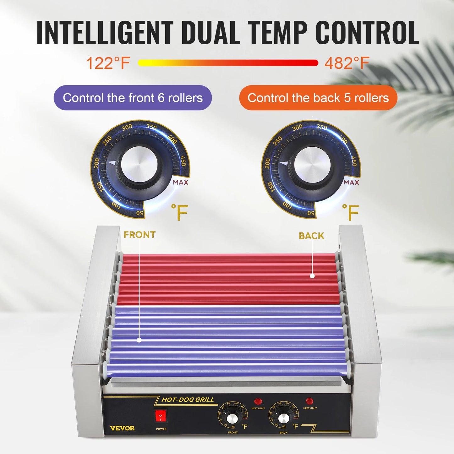 Commercial Electric Hot Dog Sausage Roller