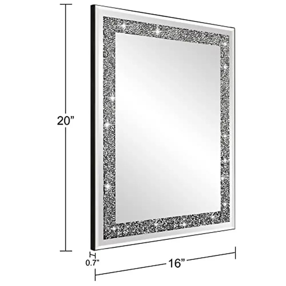 Crystal Crushed Diamond Wall Mirror