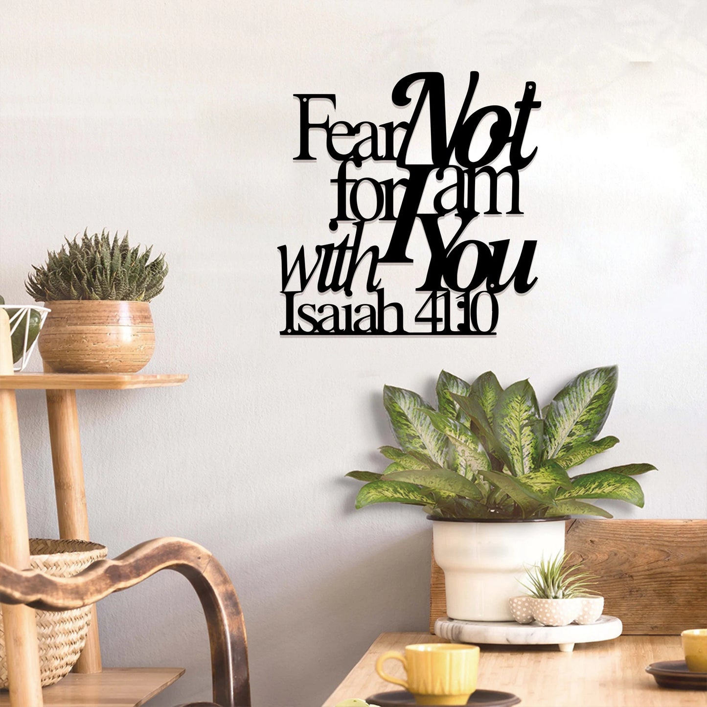 Christian Bible Verse Metal Wall Art