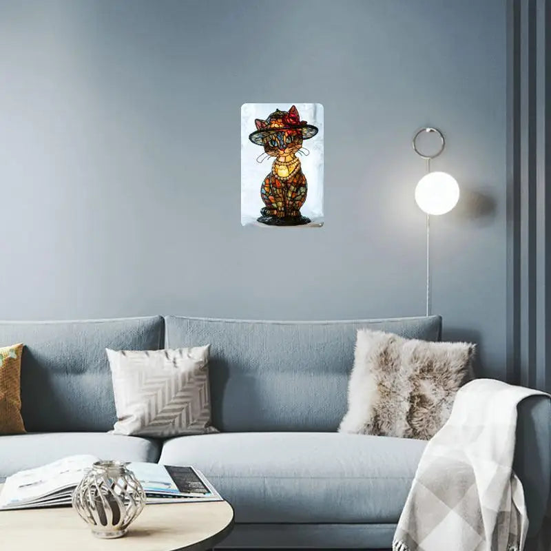 Retro Charm Cat Table Lamp