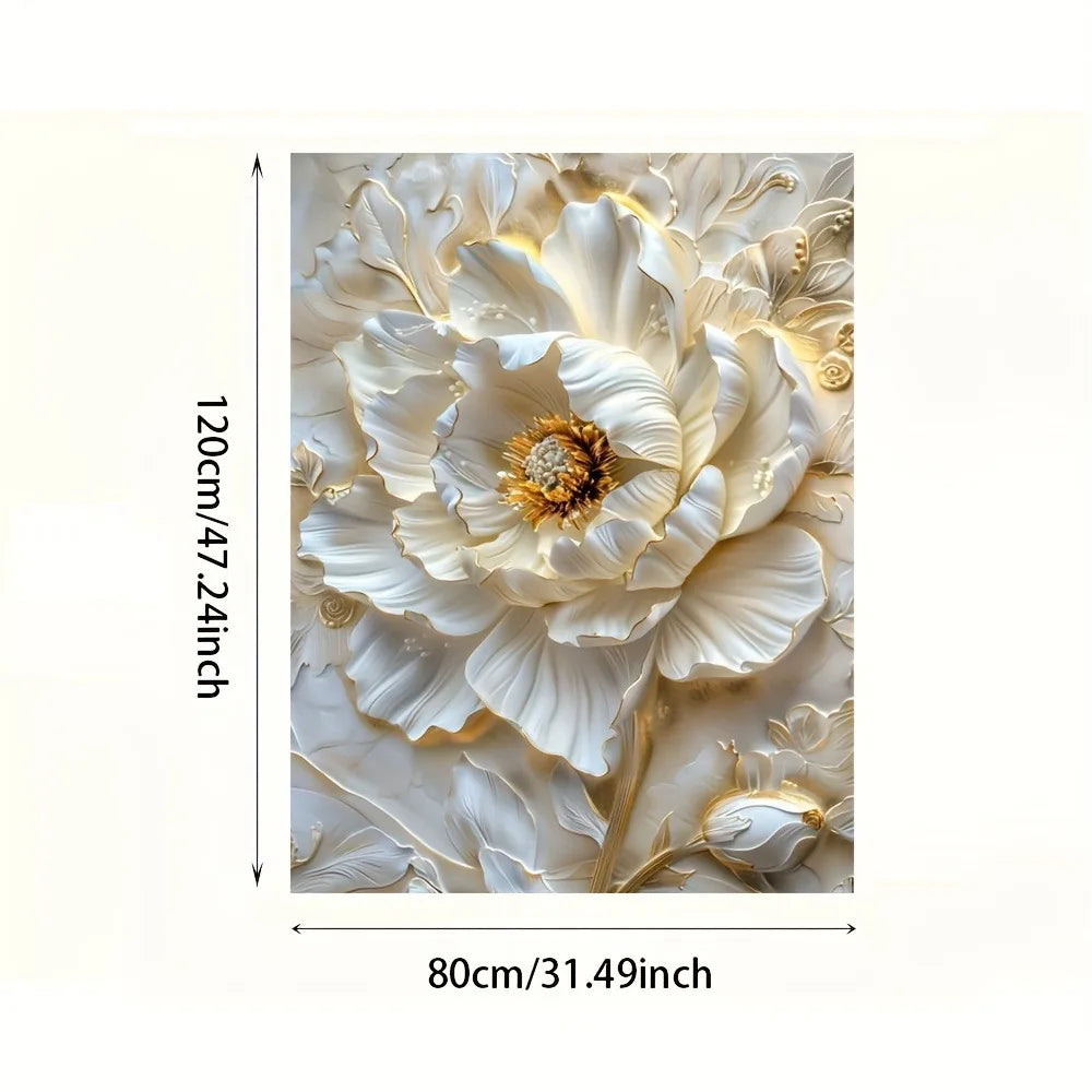 Modern Abstract Floral Canvas Print