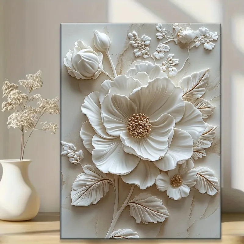 White Flower Canvas Print