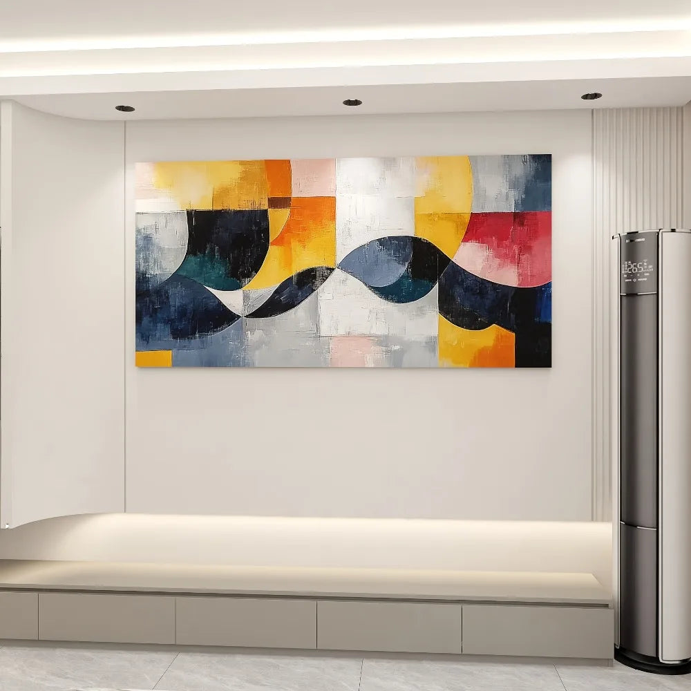 Modern Geometric Abstract Canvas Art