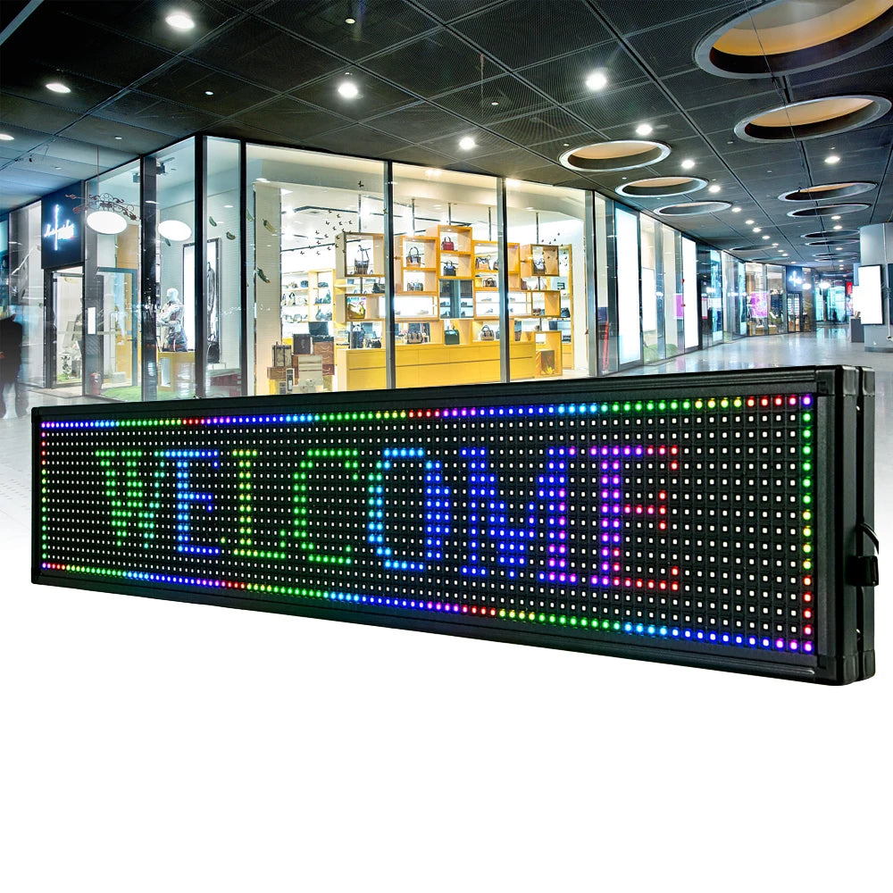 LED Seven Color Sign Decor