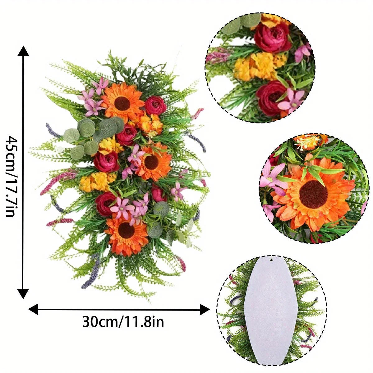 Spring Swag Wreath Decor