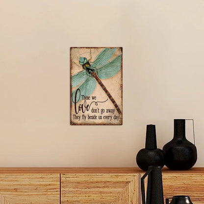 Dragonfly Metal Wall Art Decor