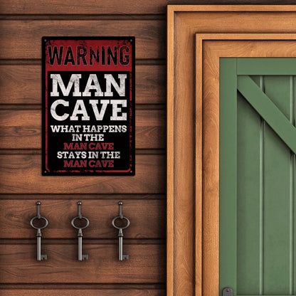 Mancave Metal Art Wall Art Decor