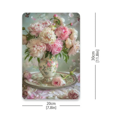 Country Style Vase Metal Art