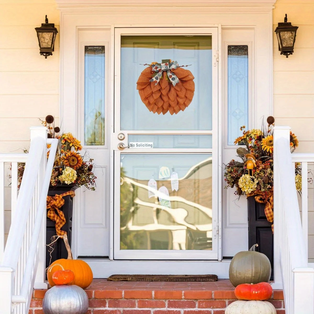 Pumpkin Wreath Fall Decor