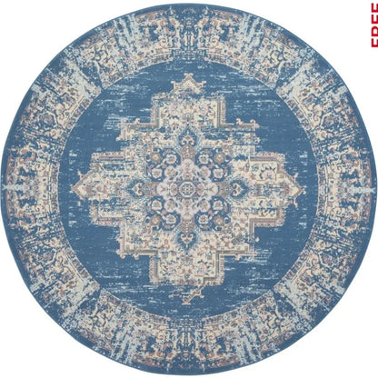 Round Center Medallion Area Rug