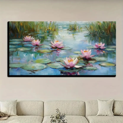 Modern Lily Pads Canvas Print