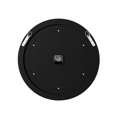 Bling Silver Round Glam Clock