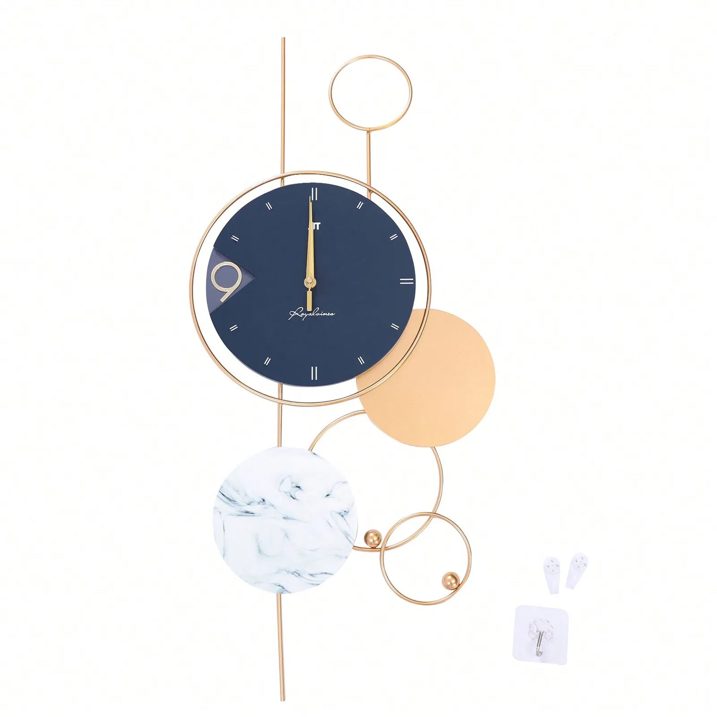 Modern Circles Design Wall Clock