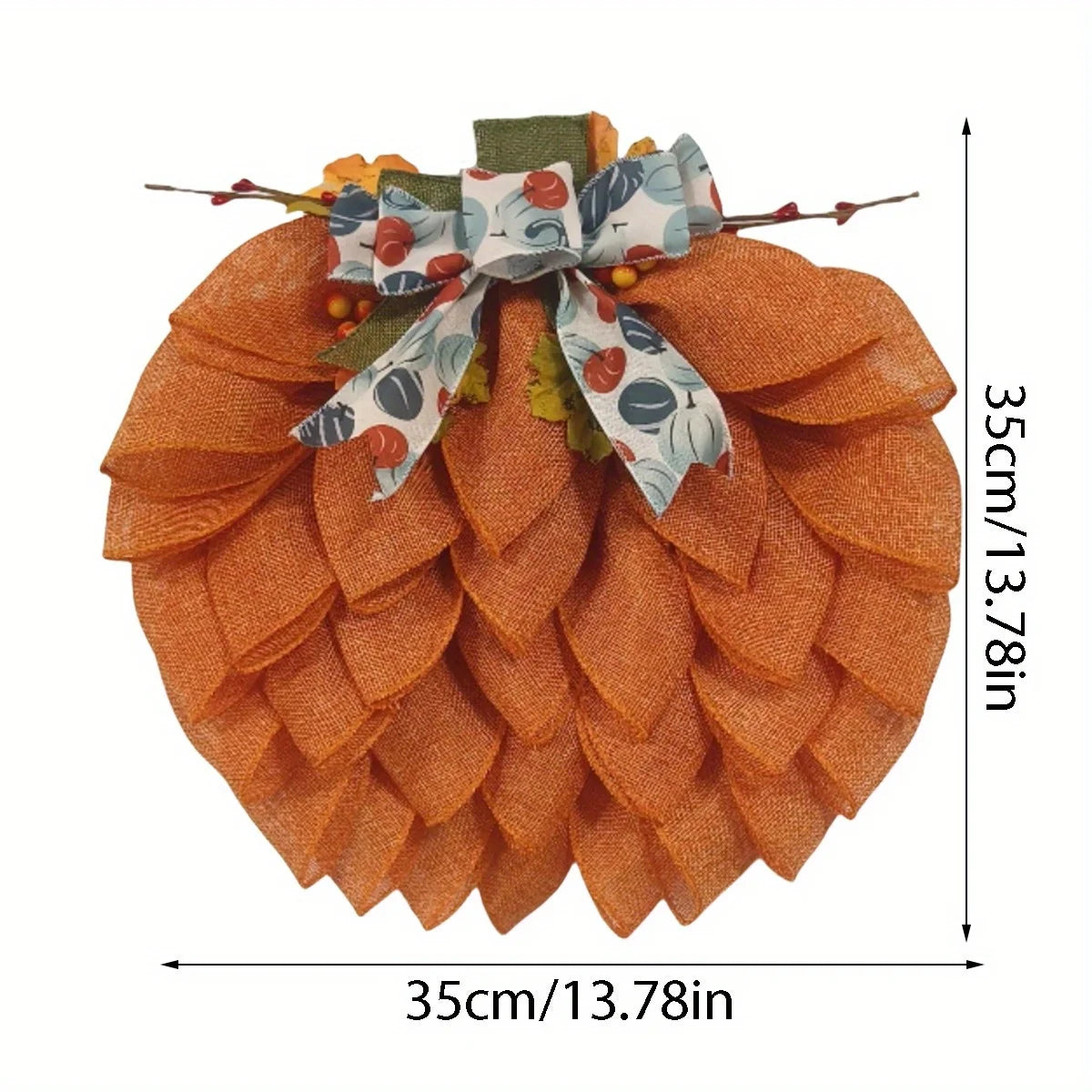 Pumpkin Wreath Fall Decor