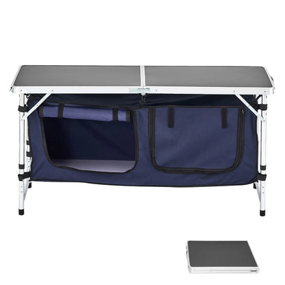 Folding Aluminum Outdoor Camping Cooking Table