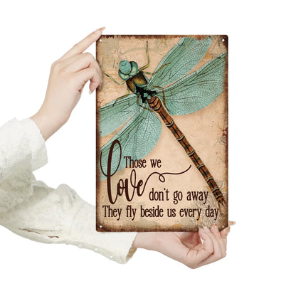 Dragonfly Metal Wall Art Decor