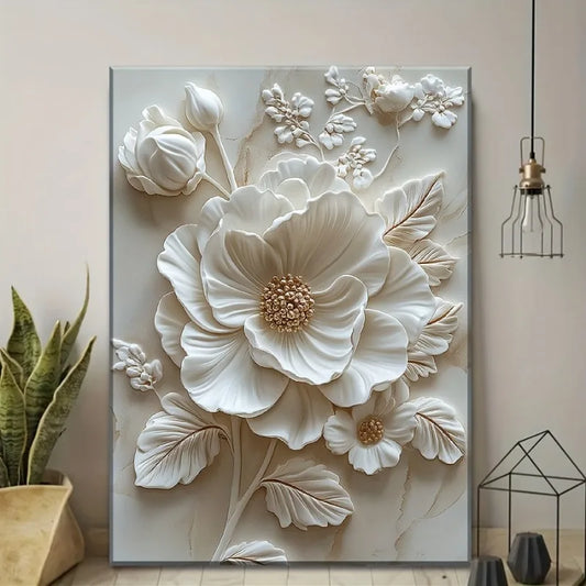 White Flower Canvas Print