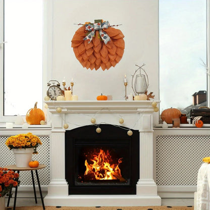 Pumpkin Wreath Fall Decor