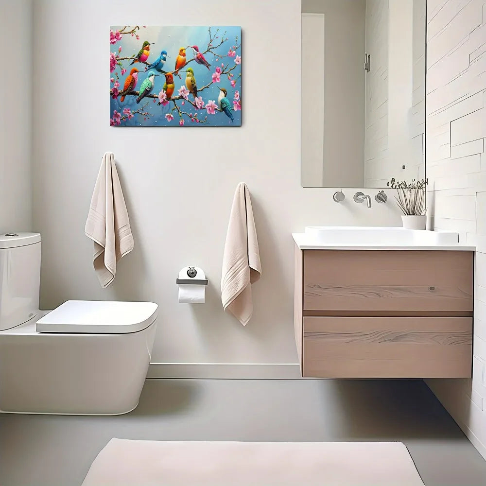 Hummingbird Canvas Art Painting