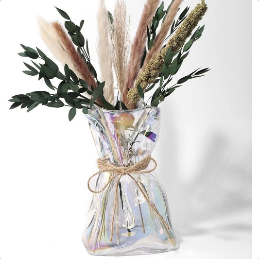 Modern Glass Irregular Shaped Vase