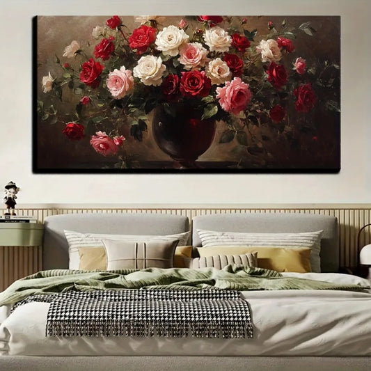 Victorian Style Floral Vase Print