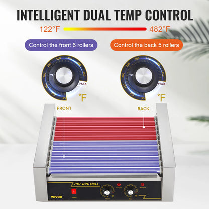 Commercial Electric Hot Dog Sausage Roller