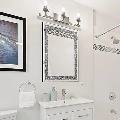 Crystal Crushed Diamond Wall Mirror