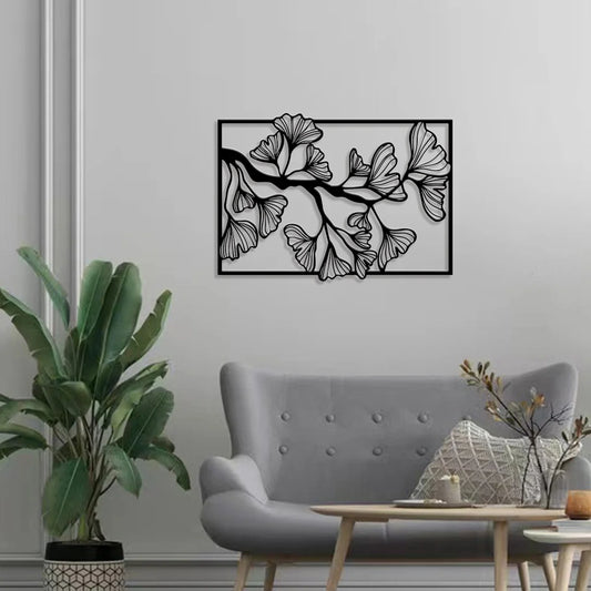 Metal Black And White Wall Art