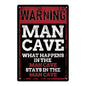 Mancave Metal Art Wall Art Decor