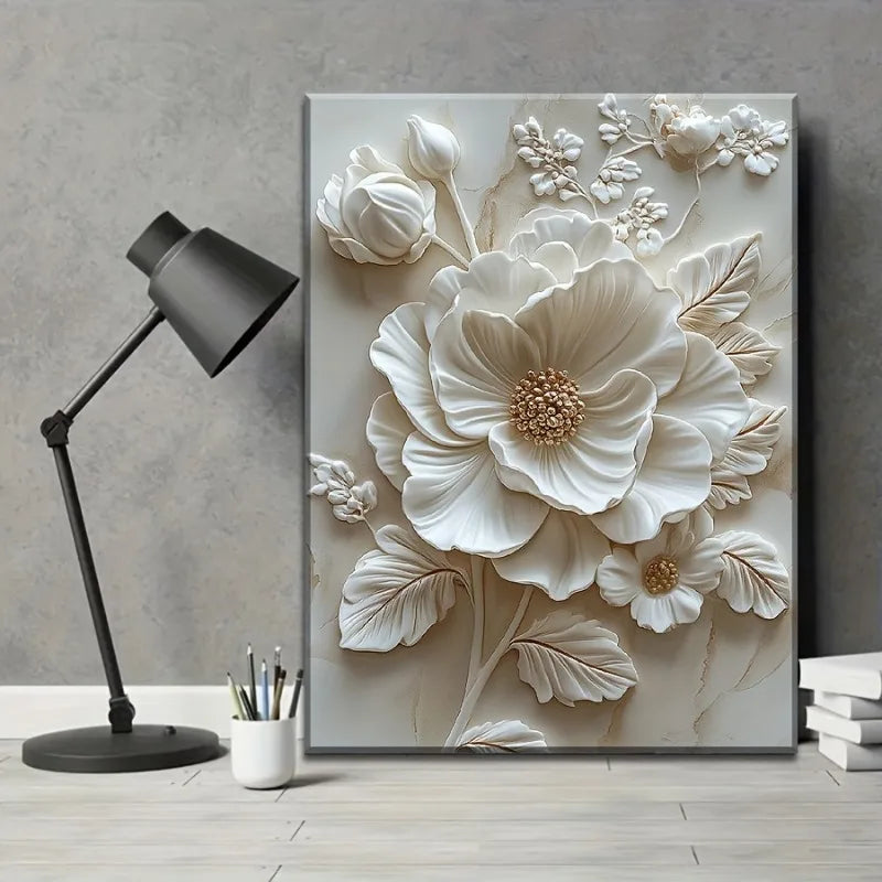 White Flower Canvas Print