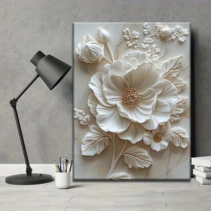 White Flower Canvas Print