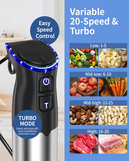 Electric Immersion Handheld Blender