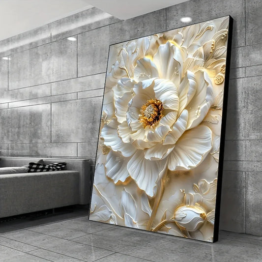 Modern Abstract Floral Canvas Print