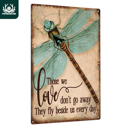 Dragonfly Metal Wall Art Decor