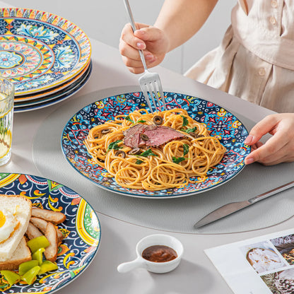 Stoneware Bohemian Style Dinnerware Set