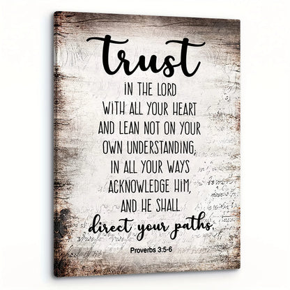 Bible Verses Printed Canvas Wall Decoration