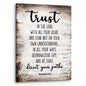 Bible Verses Printed Canvas Wall Decoration
