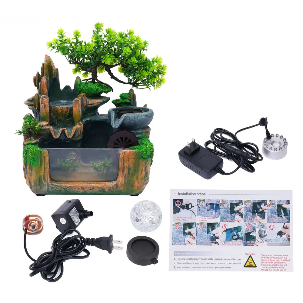 Desktop Zen Water Fountain Decor