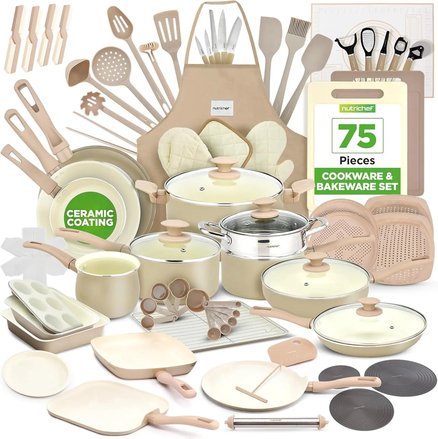 Ceramic Kitchen Cookware Set
