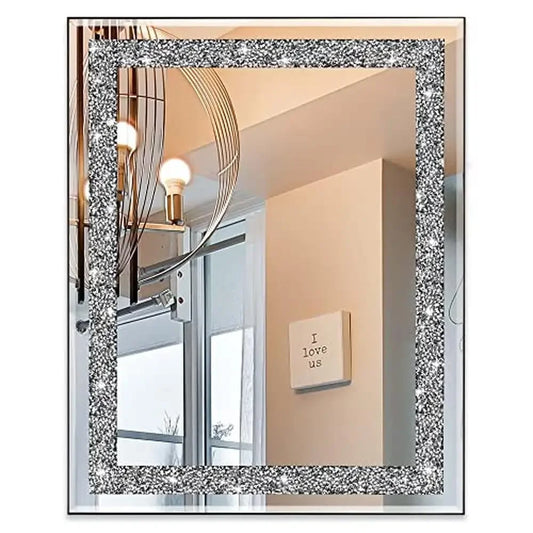 Crystal Crushed Diamond Wall Mirror