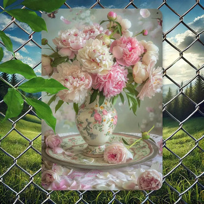 Country Style Vase Metal Art