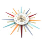 Starburst Wall Clock Decor